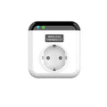 White European smart thermostatic socket with remote and voice control for heating appliances