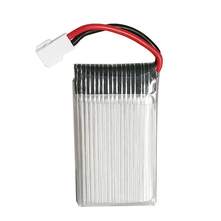 37V 600mAh polymer lithium ion UAV battery with small white head plug