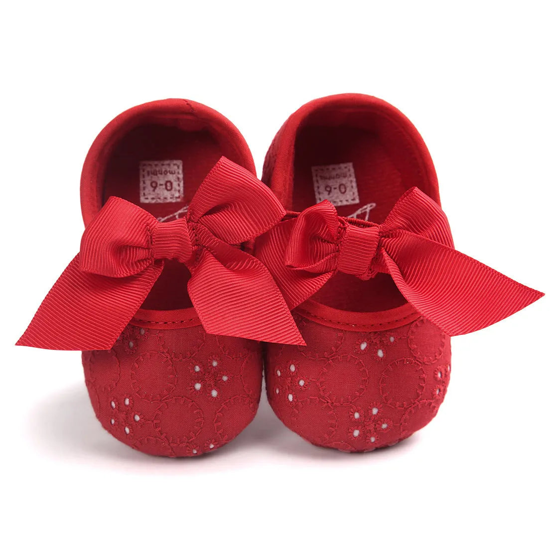 Baby princess shoes soft sole infant footwear pink colour size 11cm for 0-6 months