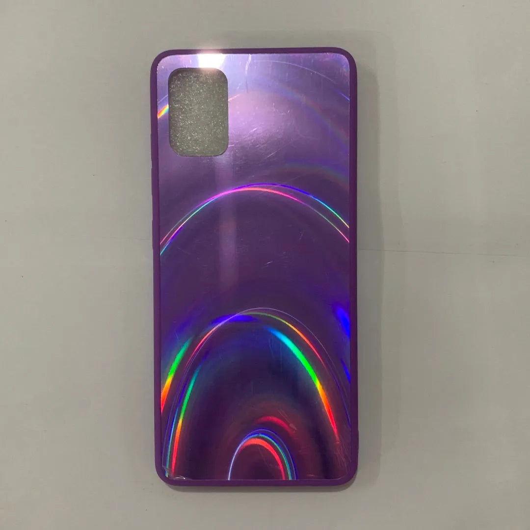 Marble pattern shockproof silicone phone case for Samsung models in multiple colours.