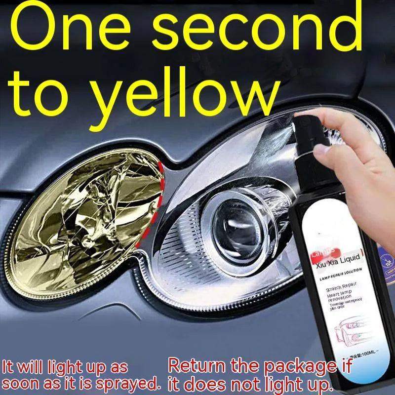 100ml bottle of car headlight renovation repairing liquid for plastic lens restoration