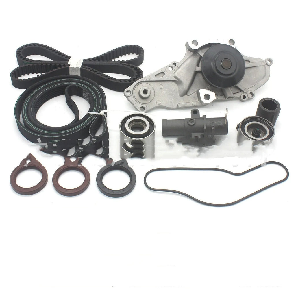Metal belt and water pump assembly components for automotive replacement