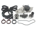 Metal belt and water pump assembly components for automotive replacement