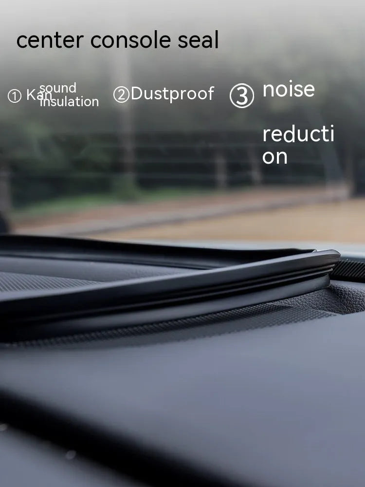 1.6 metre silicone dashboard seal strip for Mitsubishi Outlander centre console installation