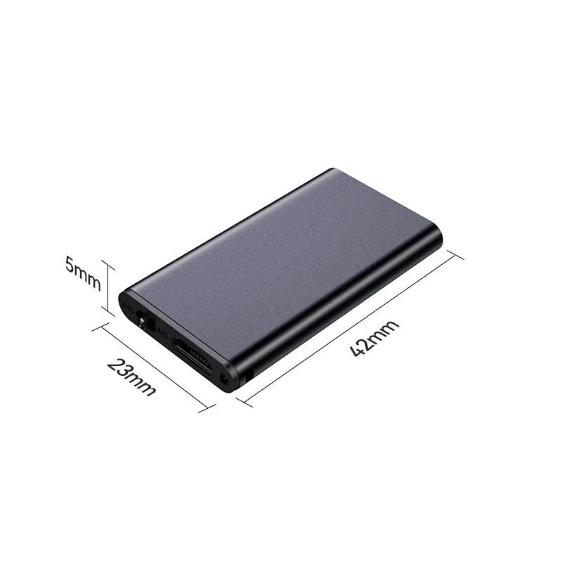 Cross-border English Q1 encryption recording pen with aluminium alloy shell and micr interface