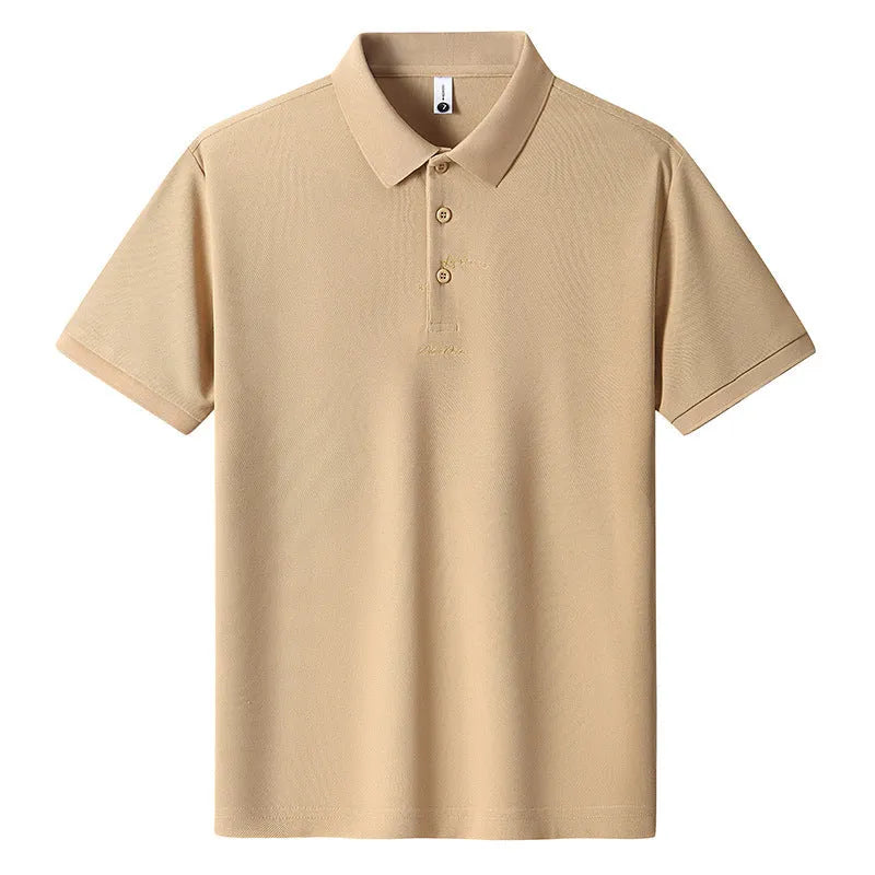 Men's loose fit casual cotton t-shirt in white, shown front-on, with short sleeves.