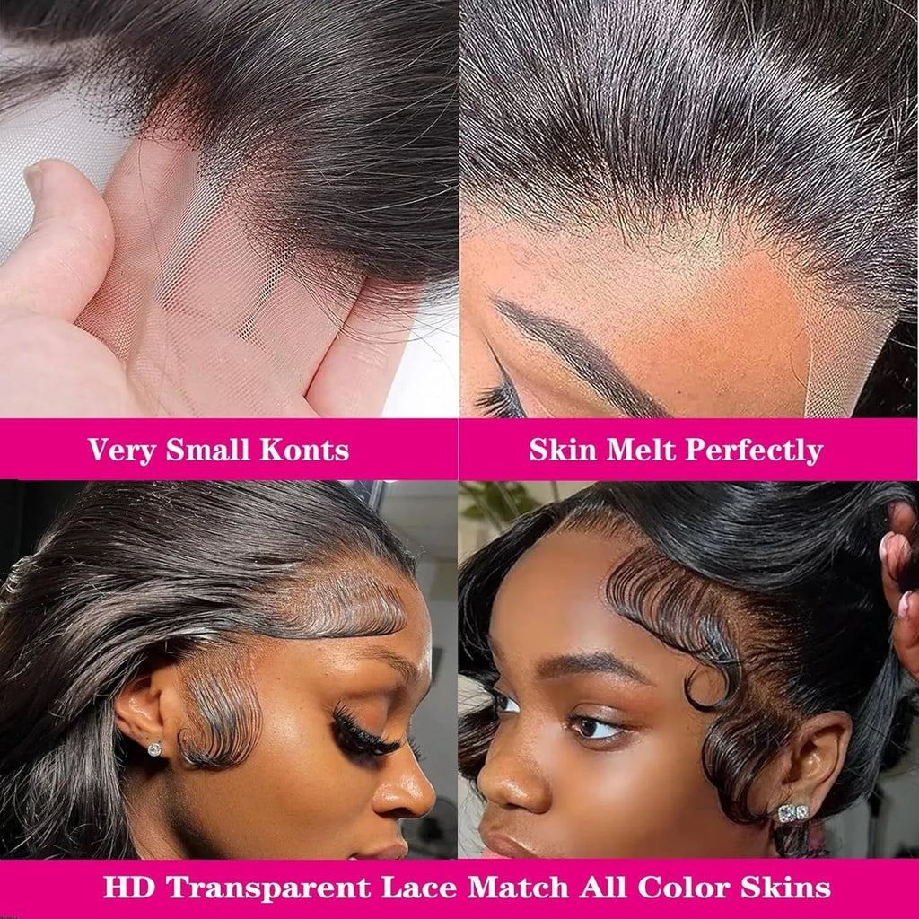 M1613 Black full-head synthetic wig with medium large curly waves and a lace mesh cap.