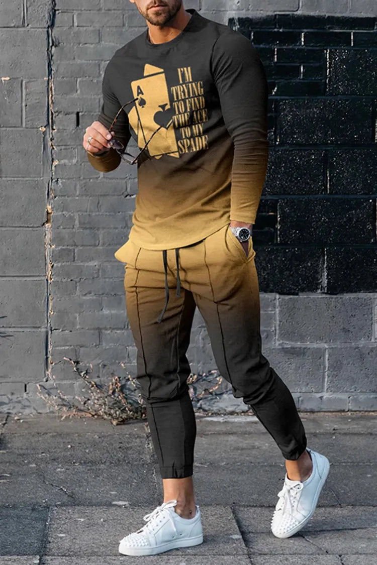 Men's casual sports suit in mesh fabric, long sleeve tracksuit, available in multiple colours and sizes M to 3XL