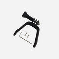 3D printed FPV drone panoramic top-mount expansion bracket for GoPro cameras
