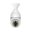 Wireless bulb security camera with 1080p HD resolution and full colour night vision capability