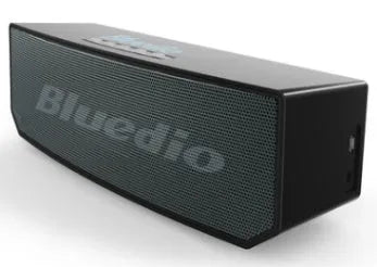 Black BS-6 Bluetooth smart speaker with compact rectangular design