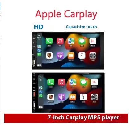 HD vehicle-mounted MP5 player with 1024x600 display, plastic hardware, general car model fit
