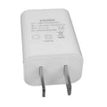Slim white 5V 1A USB wall charger with CE and FCC marks on a white background.