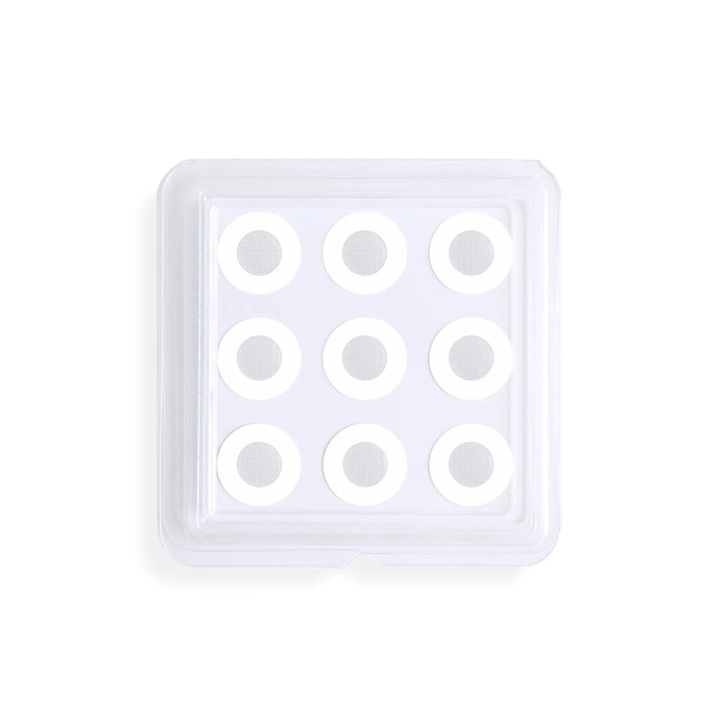 Transparent hydrocolloid acne cover patches for spot treatment, showing single and multiple patch options