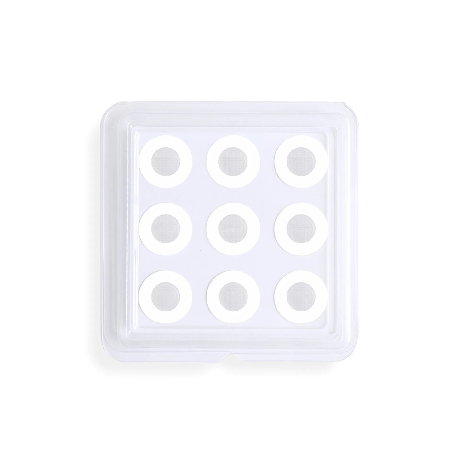 Transparent hydrocolloid acne cover patches for spot treatment, showing single and multiple patch options