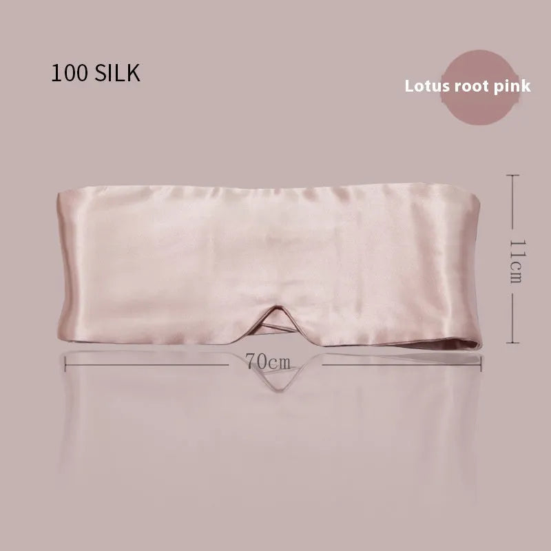 Mulberry silk sleep eye mask in multiple colour options including black and champagne gold