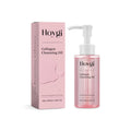 Collagen cleansing oil bottle with jojoba and grape seed oils, 100ml capacity for daily makeup removal