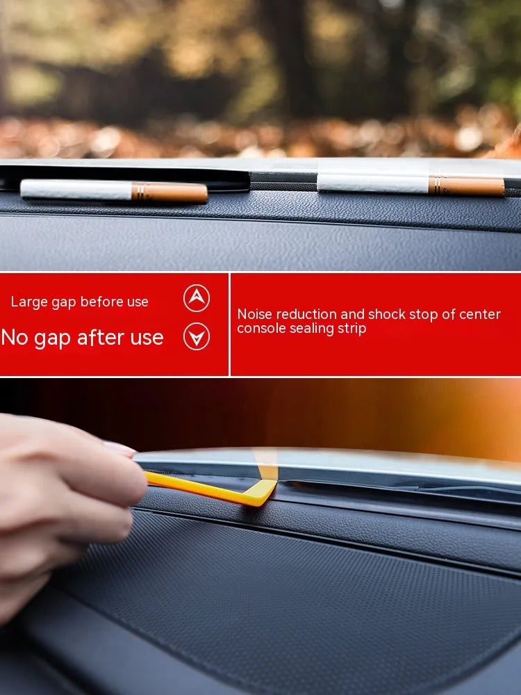 1.6 metre silicone dashboard seal strip for Mitsubishi Outlander centre console installation
