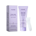Ouhoe Gentle Body Depilatory Cream 100g tube with scraper for mild hydrating hair removal