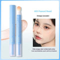 Concealer pen with sponge brush head and cream, shown in 1.5g size with three colour shade options.