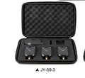 Wireless fishing electronic bite alarm unit with ABS casing for multi-rod monitoring.