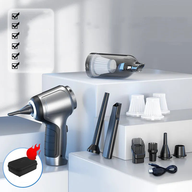 Handheld cordless vacuum cleaner with brushless motor for car and home cleaning