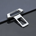 Metal car door handle silencer insert in matte black, gold, and silver finishes, showing 1mm thickness.