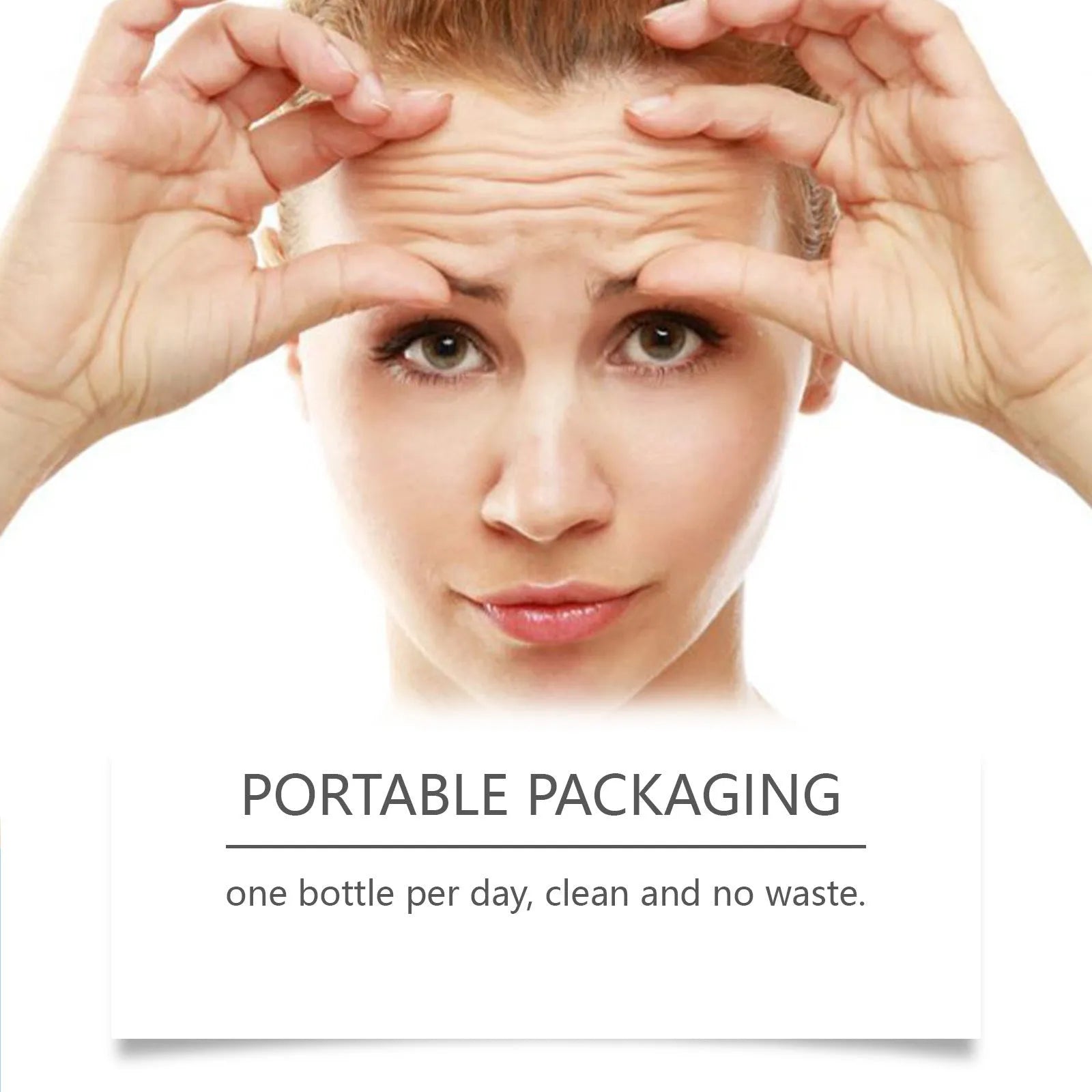 Moisturising care solution pack with 30 individual disposable sachets for skin nourishment