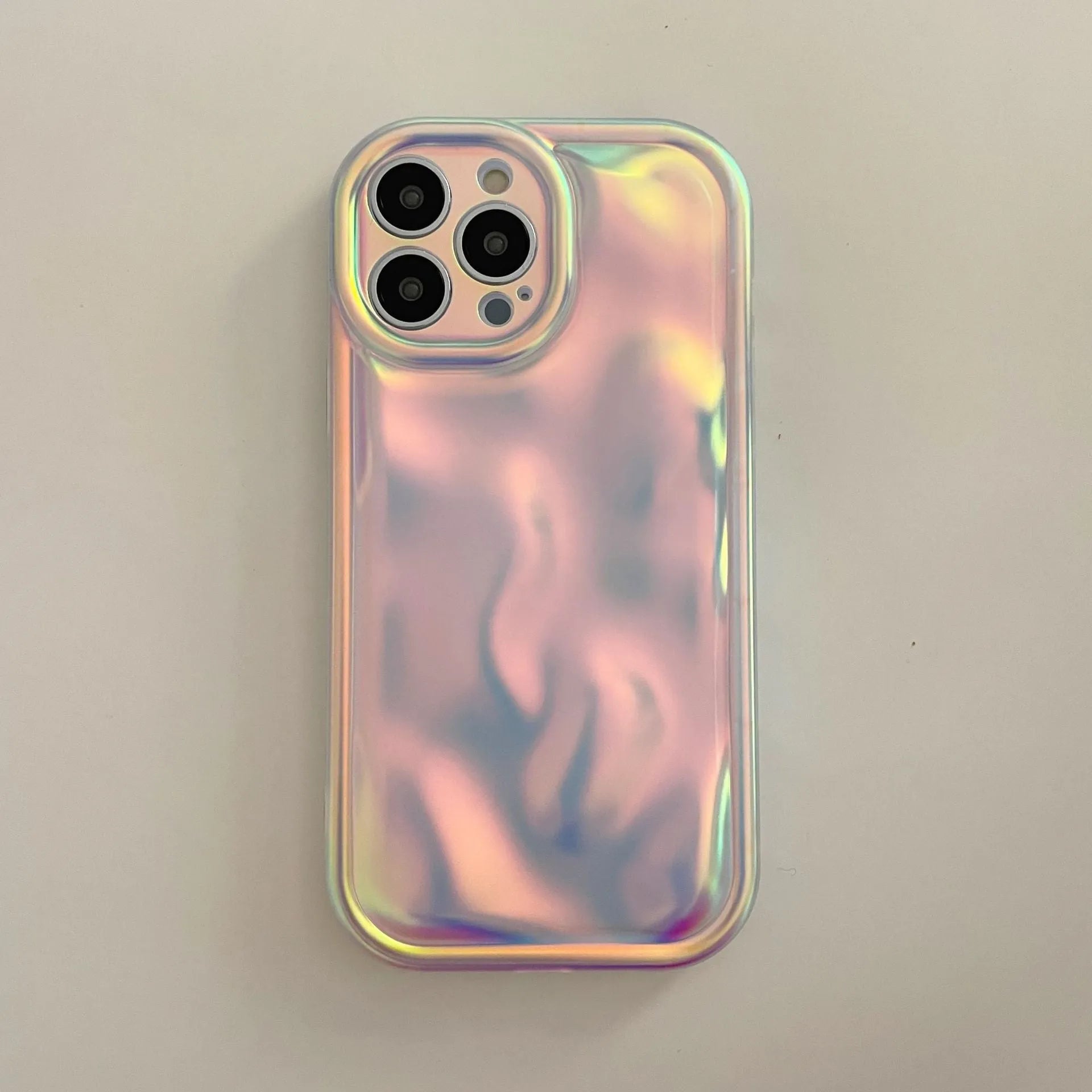 Frosted matte laser meteorite TPU phone case for iPhone 14 Pro Max with anti-drop protection and 3D pattern