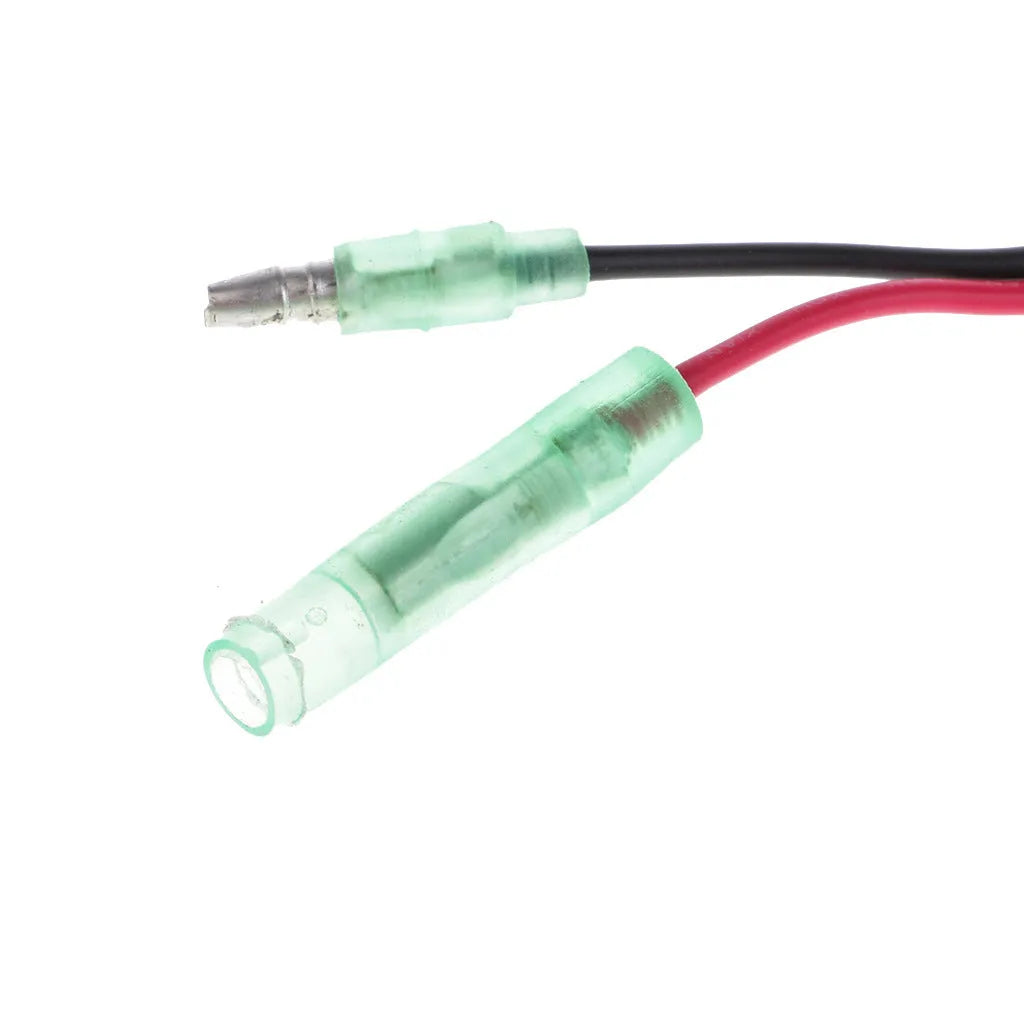 YAMAHA brand marine engine stop safety kill switch with coiled rope lanyard.