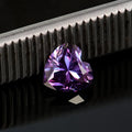 Lemon yellow heart-shaped moissanite stone for jewellery making in six size options