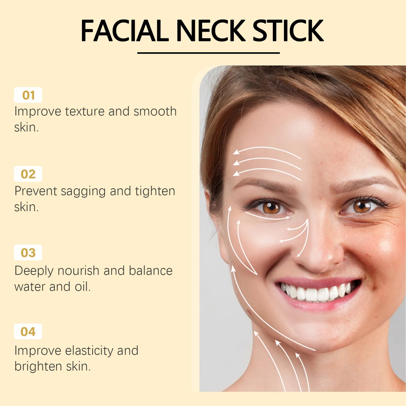 30g moisturising facial essence stick with beeswax, honey, and botanical extract formulation