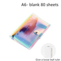 A6 and A5 hand account notebooks with loose leaf binding in various style options