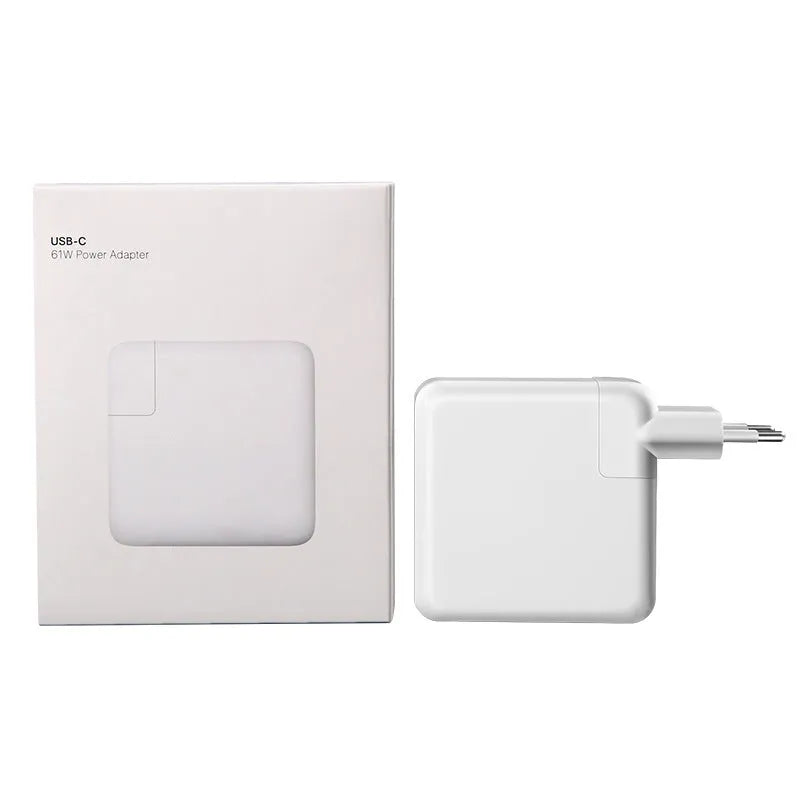 Laptop power adapter with multiple wattage options and international plug formats