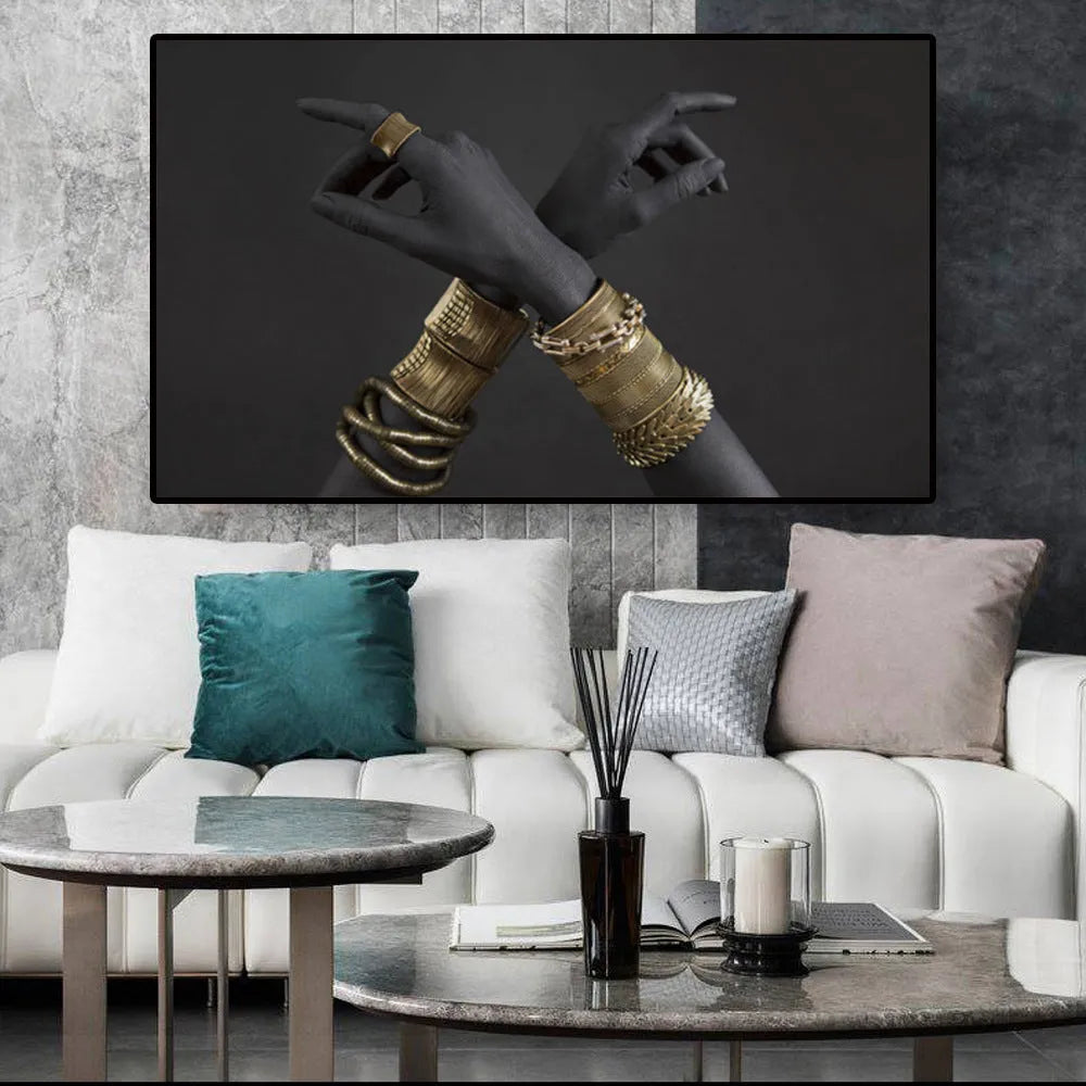 Frameless canvas painting poster modern decoration landscape print for bedroom living room