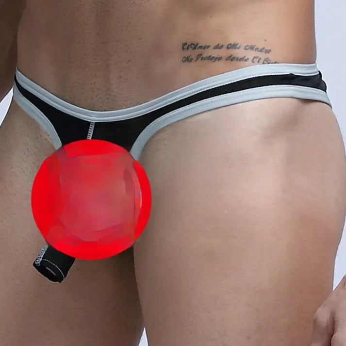 Men's ice silk briefs in colours black, white, army green, dark grey, sky blue, grass green, and skin colour.
