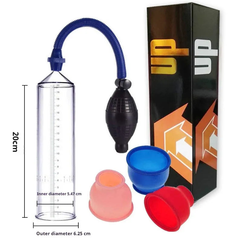 Male minimalist silicone exercise machine cover with plastic valve accessory components