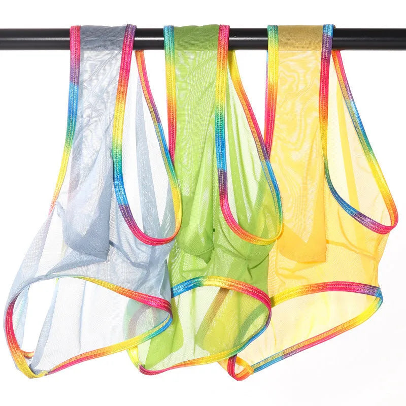 Women's mesh underwear in multiple colours showing breathable knitted fabric construction