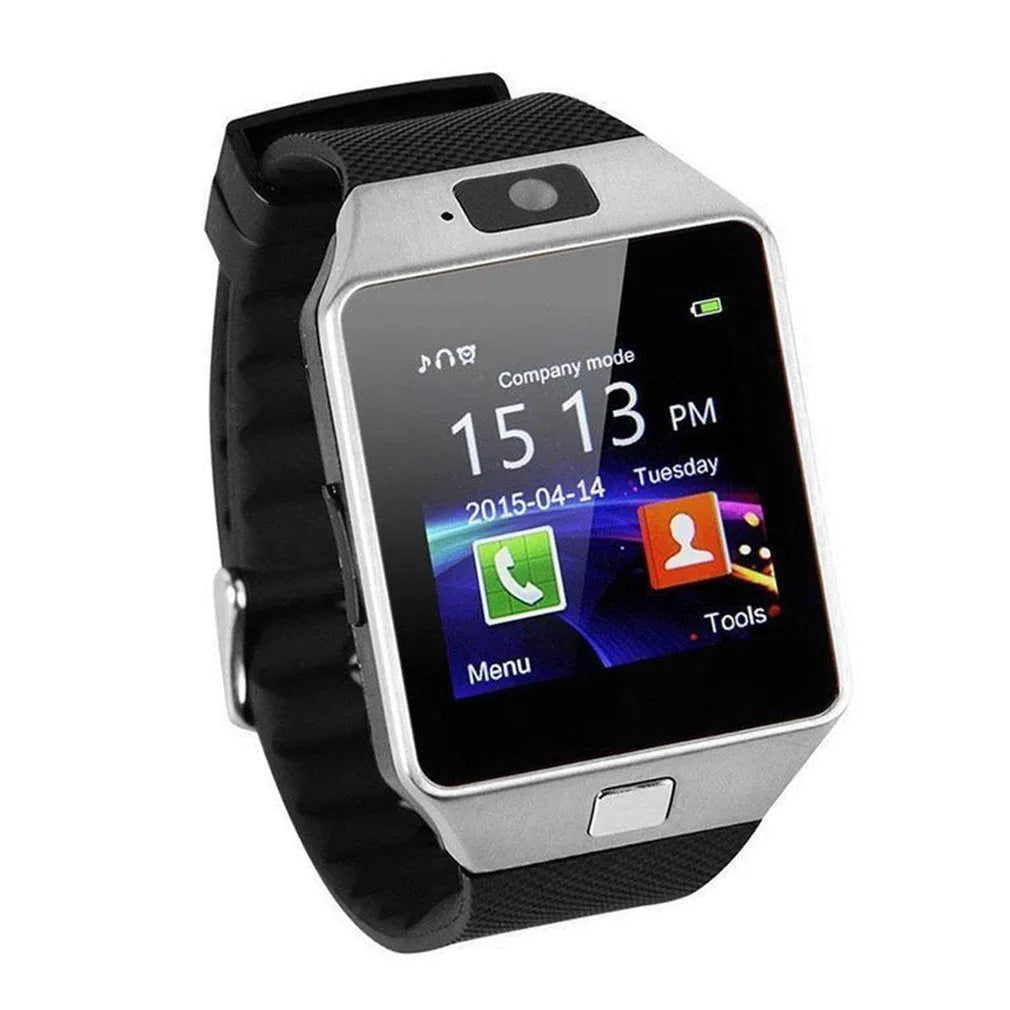 Bluetooth smart watch with 1.54-inch screen and sporty silicone strap in multiple colours