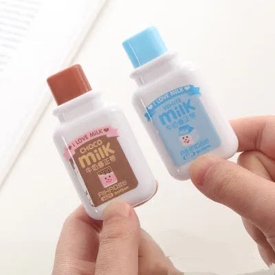 Creative bottle-shaped correction tape with cute patterns and 6 metre length