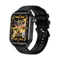 Simple HD AMOLED smartwatch with NFC on a silicone strap, showing a multi-dial display.