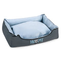 Pet bed with removable cover in three sizes for small to medium dogs and cats