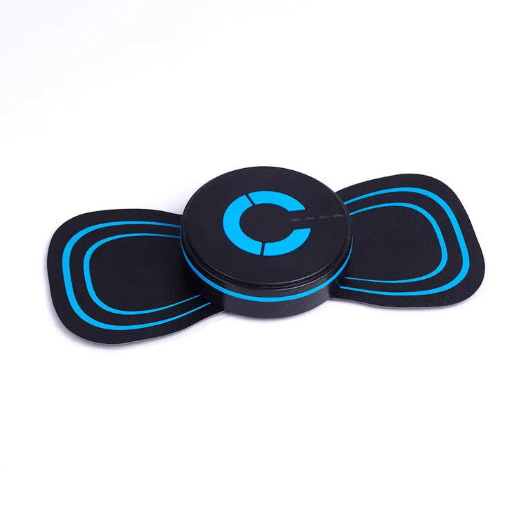 Black HQ-185 mini electric shoulder and neck massager with compact 15 cm design