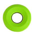 Donut-shaped silicone cord reel in three colours for organising headphones and phone cables