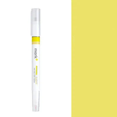Pastel coloured chisel-tip highlighter pen with a 13cm plastic barrel shown in muted shades.