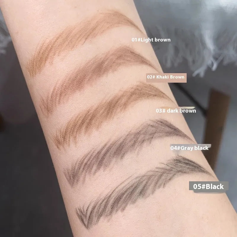 Small Gold Chopsticks ultra-fine water-resistant eyebrow pencil in five colour shades