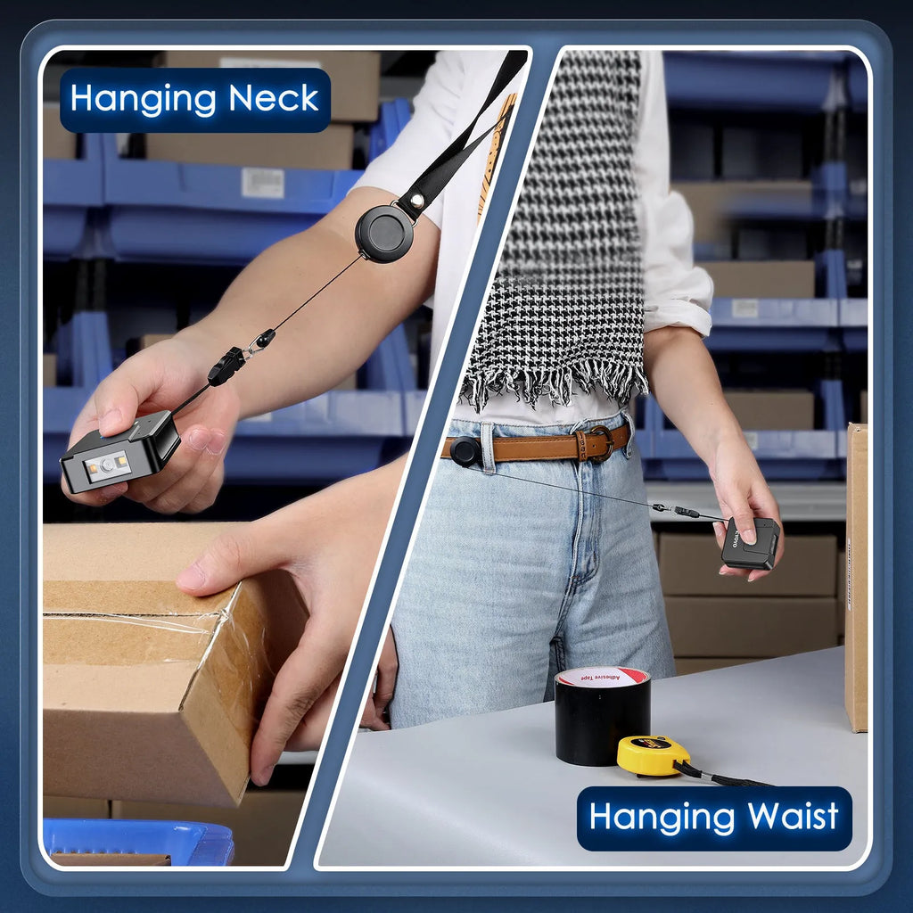 Wearable barcode scanner gloves with wrist-mounted design and Bluetooth wireless connectivity
