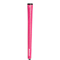 TPE material golf grip shown in various colour options including pink, red, and black.