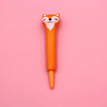 Cartoon-themed soft vent pen with 0.5mm gel tip compatible with iPhone models