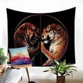 Plush polyester fibre wall tapestry tarpaulin in 150x130cm size for home decor background